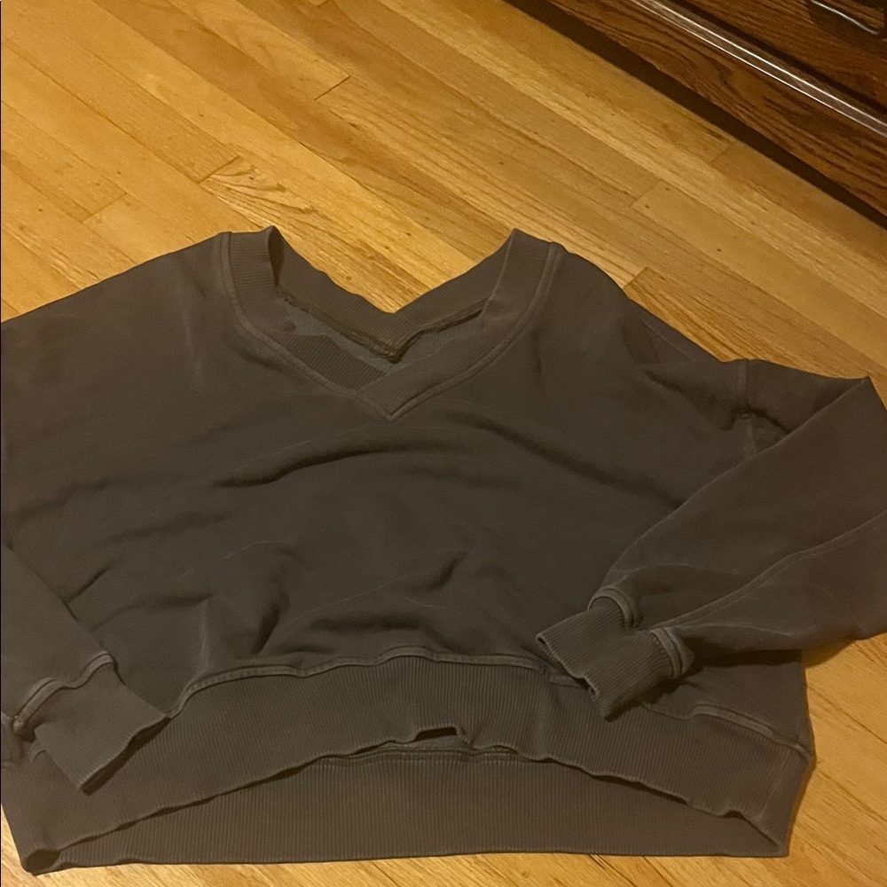 Women’s off the shoulder  Sweater - olive green
